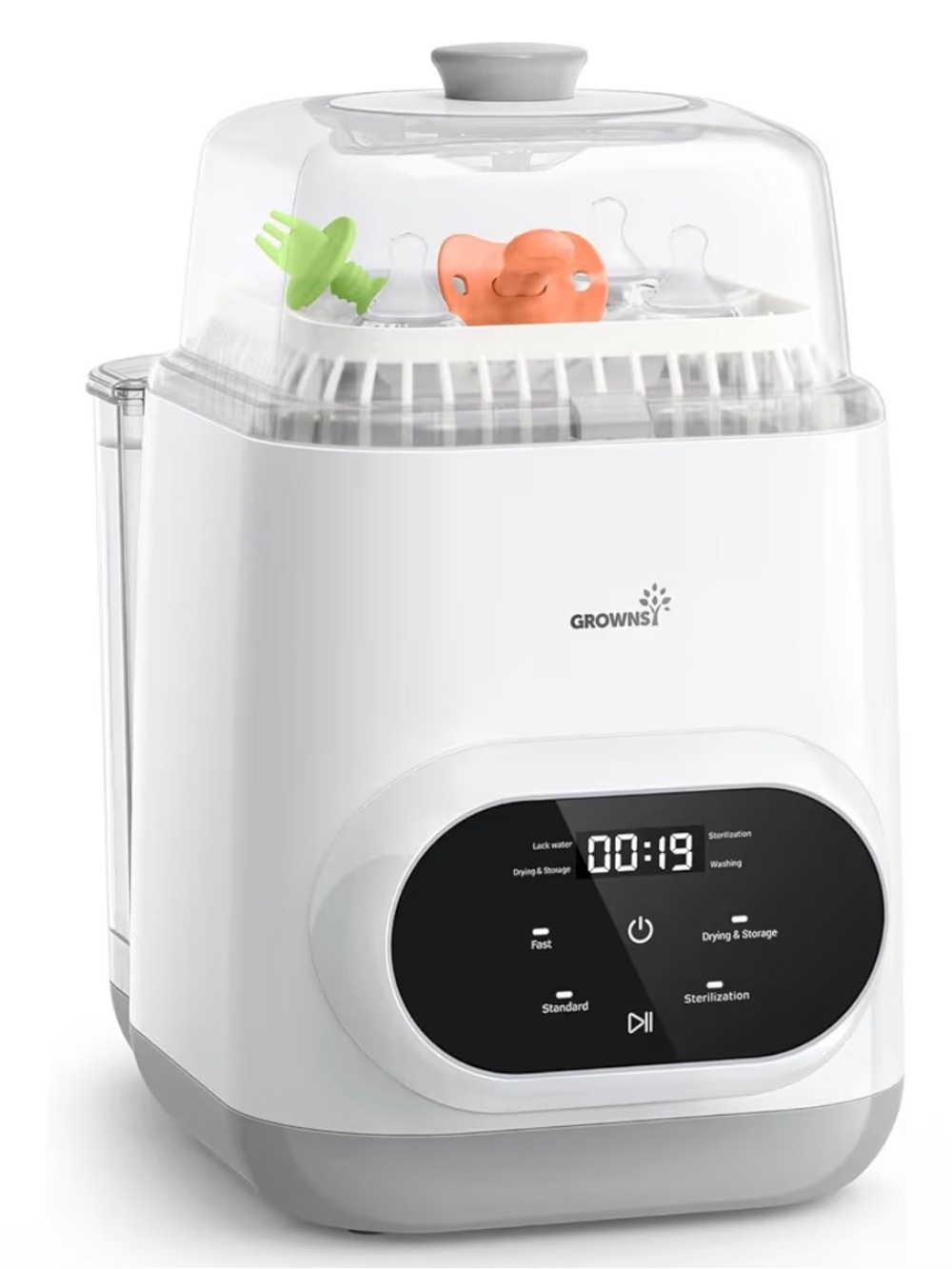 NEW! Grownsy EaseClean Bottle Washer All-in-One Washer and Sterilizer and Dryer